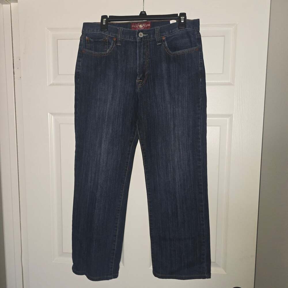 Lucky Brand 361 Vintage Straight Jeans Size 32x27 Blue Wash